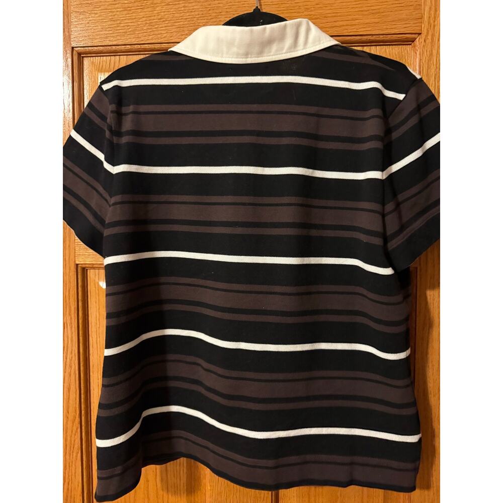 ALIGNE Maiden Organic Cotton Stone Polo Shirt - Women's Size 12 - Picture 7 of 7